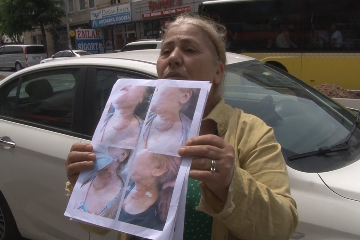 Sancaktepe’de özel bir diş kliniğine tedavi olmak için giden 60