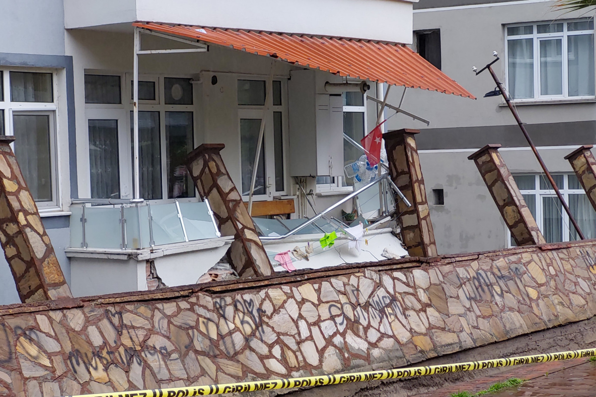 Samsun’da yoğun sağanak yağış ve ardından meydana gelen selden dolayı