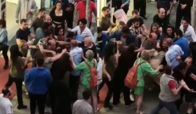 İki kadın esnafın yer kavgası