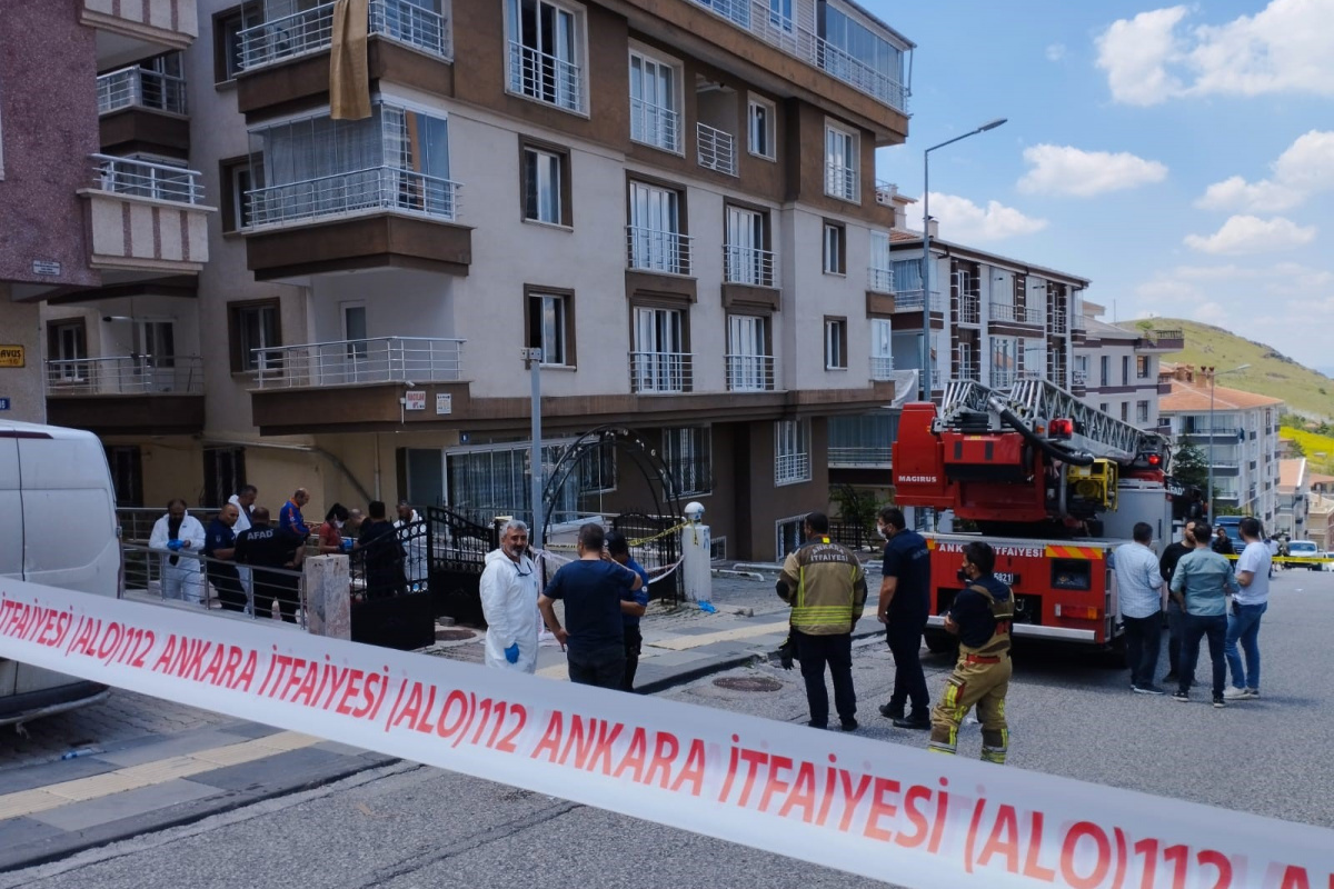 Ankara’nın Keçiören ilçesinde tarım ilacı kullanılan apartmanda biri 10 yaşındaki