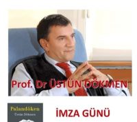 Prof. Dr. Üstün Dökmen, Erdek’te kitap imza günü düzenleme geleneğini
