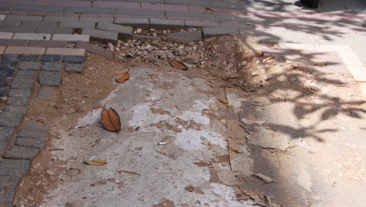 İşlek sokaktaki çukur vatandaşı söyletti