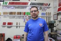 Kurban Bayramı’na sayılı günler kala bıçakçıların mesaisi ve satışı yoğunlaştı.