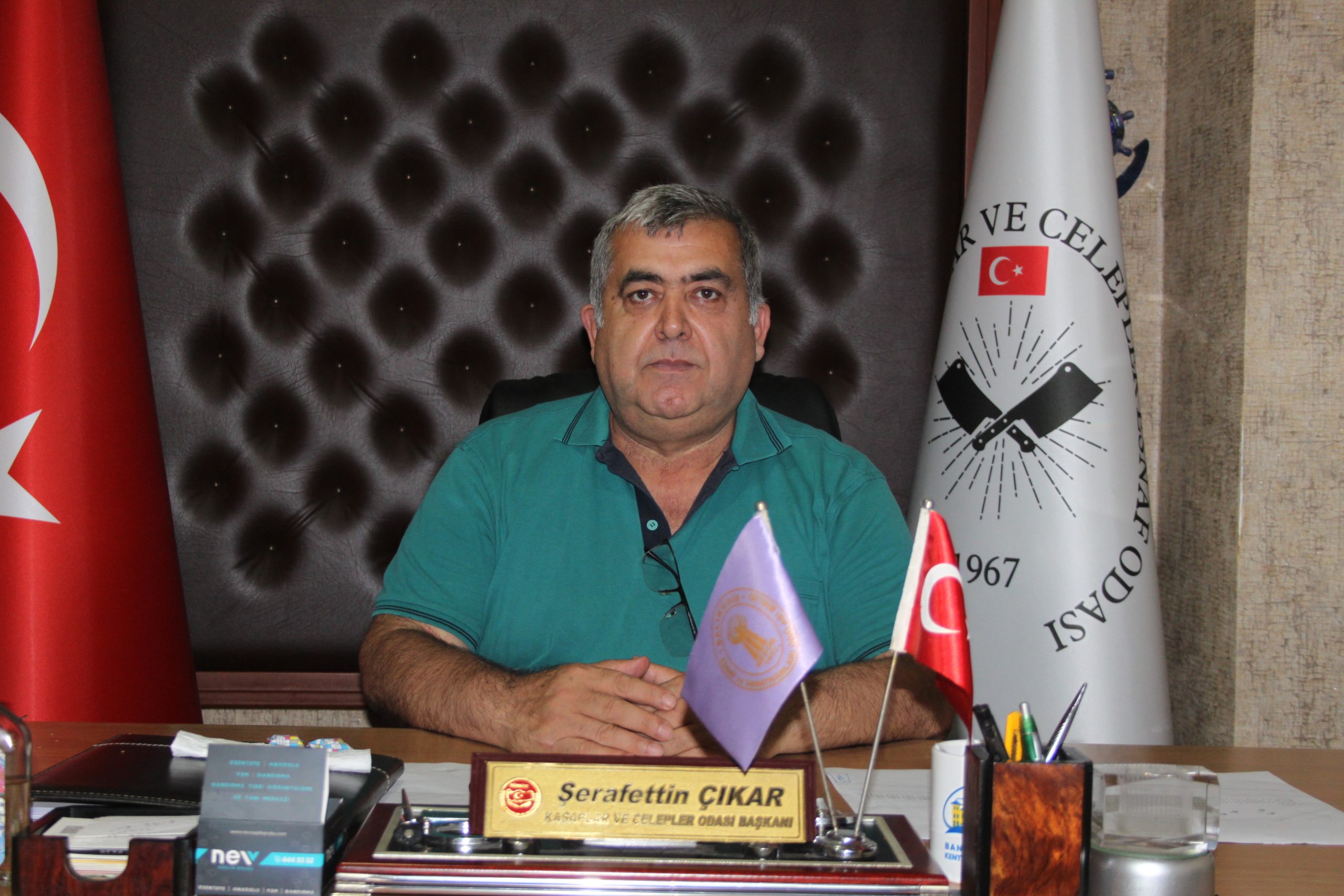 Bandırma Kasaplar ve Celepler Odası Başkanı Şerafettin Çıkar, Kurban Bayramı