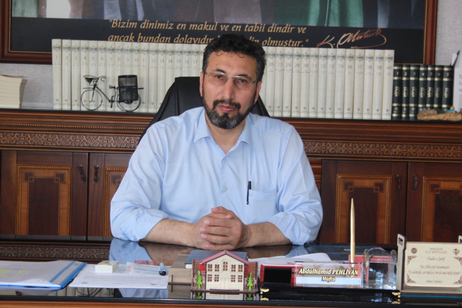 Yaklaşan Kurban Bayramı öncesi Bandırma İlçe Müftüsü Abdülhamid Pehlivan, vekâlet