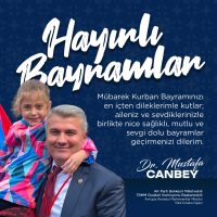 AK Parti Balıkesir Milletvetkili Dr. Mustafa CANBEY, yayımladığı mesajla hemşehrilerinin