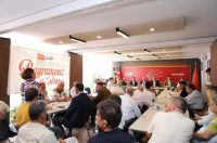 Başkan Tosun, Bandırma CHP İlçe Örgütüyle bayramlaştı