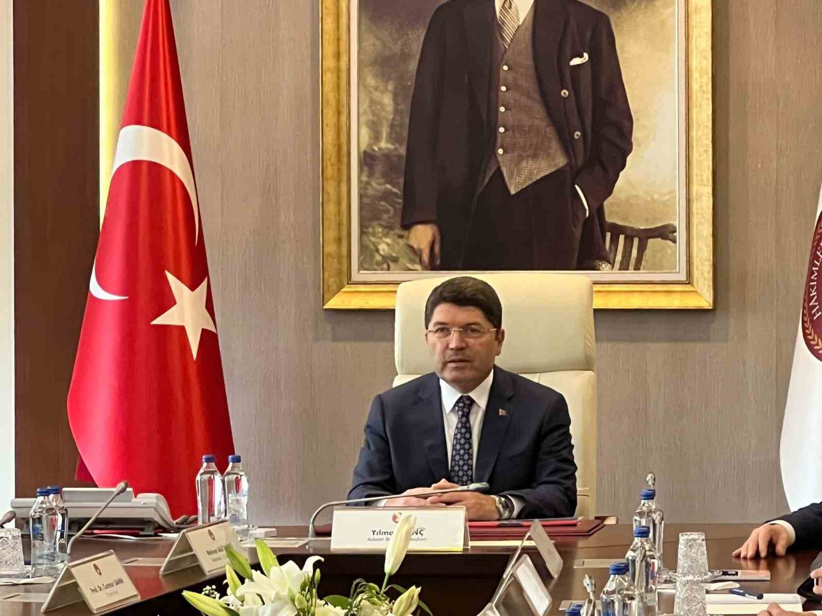 HAKİMLER VE SAVCILAR KURULU, ADALET BAKANI YILMAZ TUNÇ BAŞKANLIĞINDA TOPLANDI.