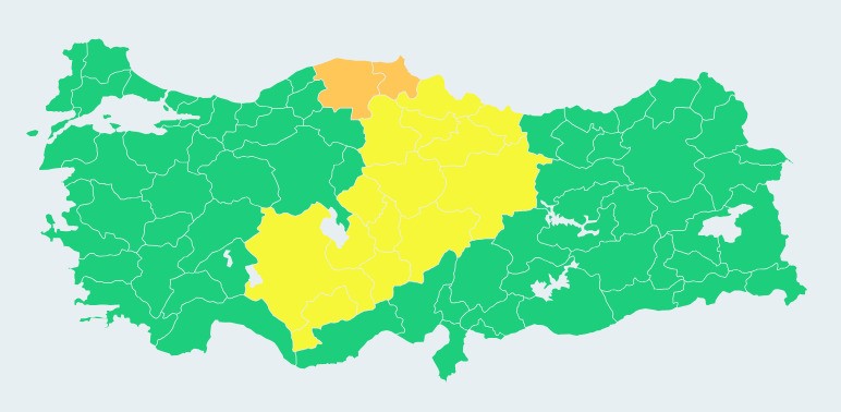 AFET VE ACİL DURUM YÖNETİMİ BAŞKANLIĞI (AFAD) KASTAMONU'NUN KUZEYDOĞUSU İLE