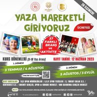 Balıkesir Büyükşehir Belediyesi bu yıl yapılacak Yaz Spor Okullarını; Balıkesir