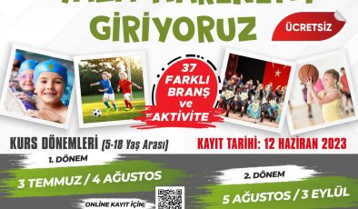 Büyükşehir’in Yaz Spor Okulları, 20 ilçeye yayıldı