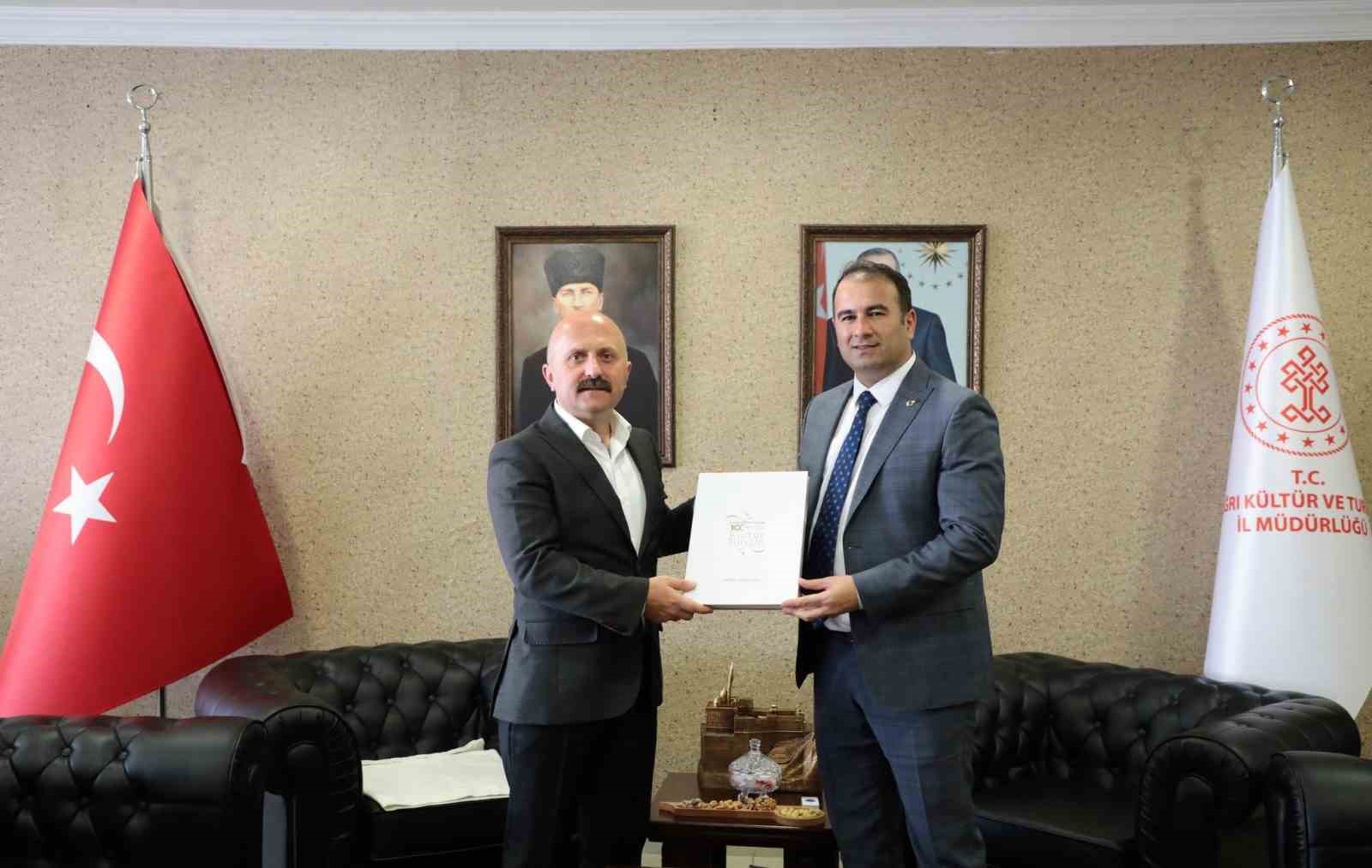 AĞRI VALİSİ DR. OSMAN VAROL, İL KÜLTÜR VE TURİZM MÜDÜRÜ