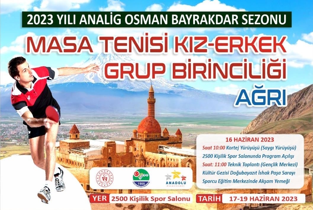 ANALİG GRUP MÜSABAKALARI AĞRI’DA YAPILACAK