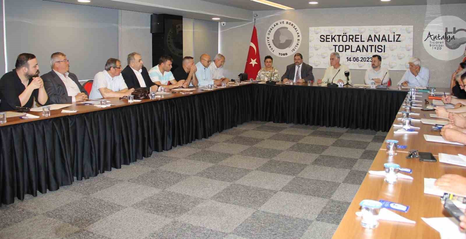 ANTALYA TİCARET BORSASI (ATB), KURBAN BAYRAMI ÖNCESİ HAYVANCILIK VE ET