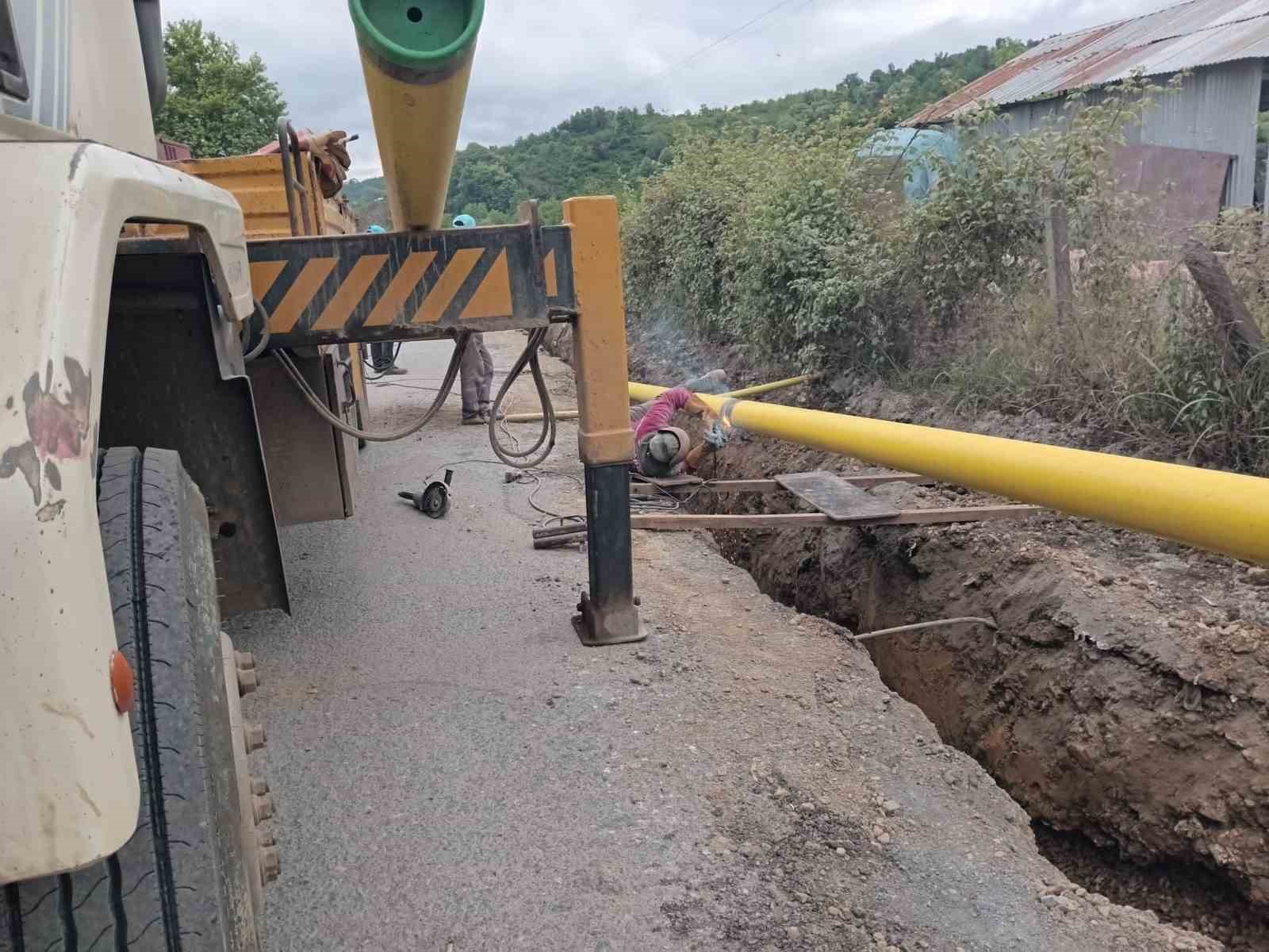 ZONGULDAK- ZONGULDAK’IN ALAPLI BELEDİYE BAŞKANI NURİ TEKİN, AKSA DÜZCE-EREĞLİ DOĞALGAZ