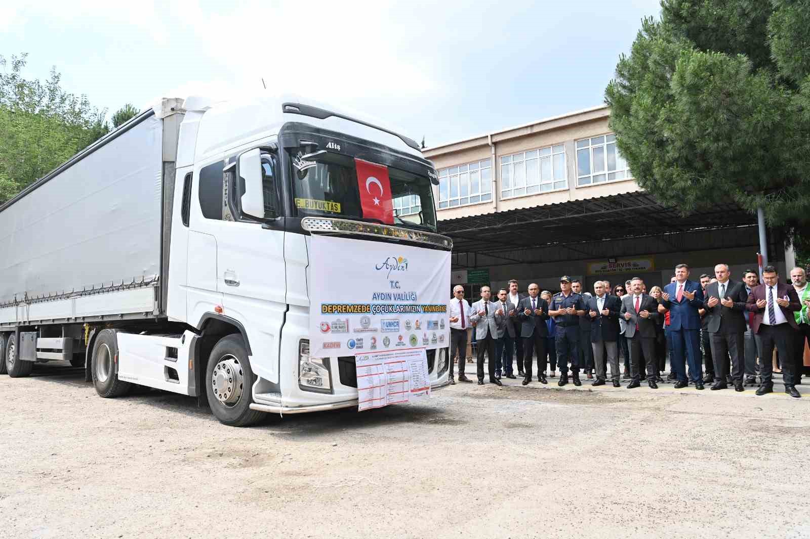AYDIN’DAN DEPREM BÖLGESİNE 26 BİN OYUNCAK