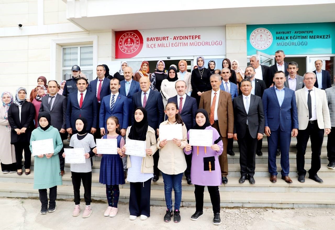 AYDINTEPE HALK EĞİTİMİ MERKEZİNDE SERGİ HEYECANI YAŞANDI