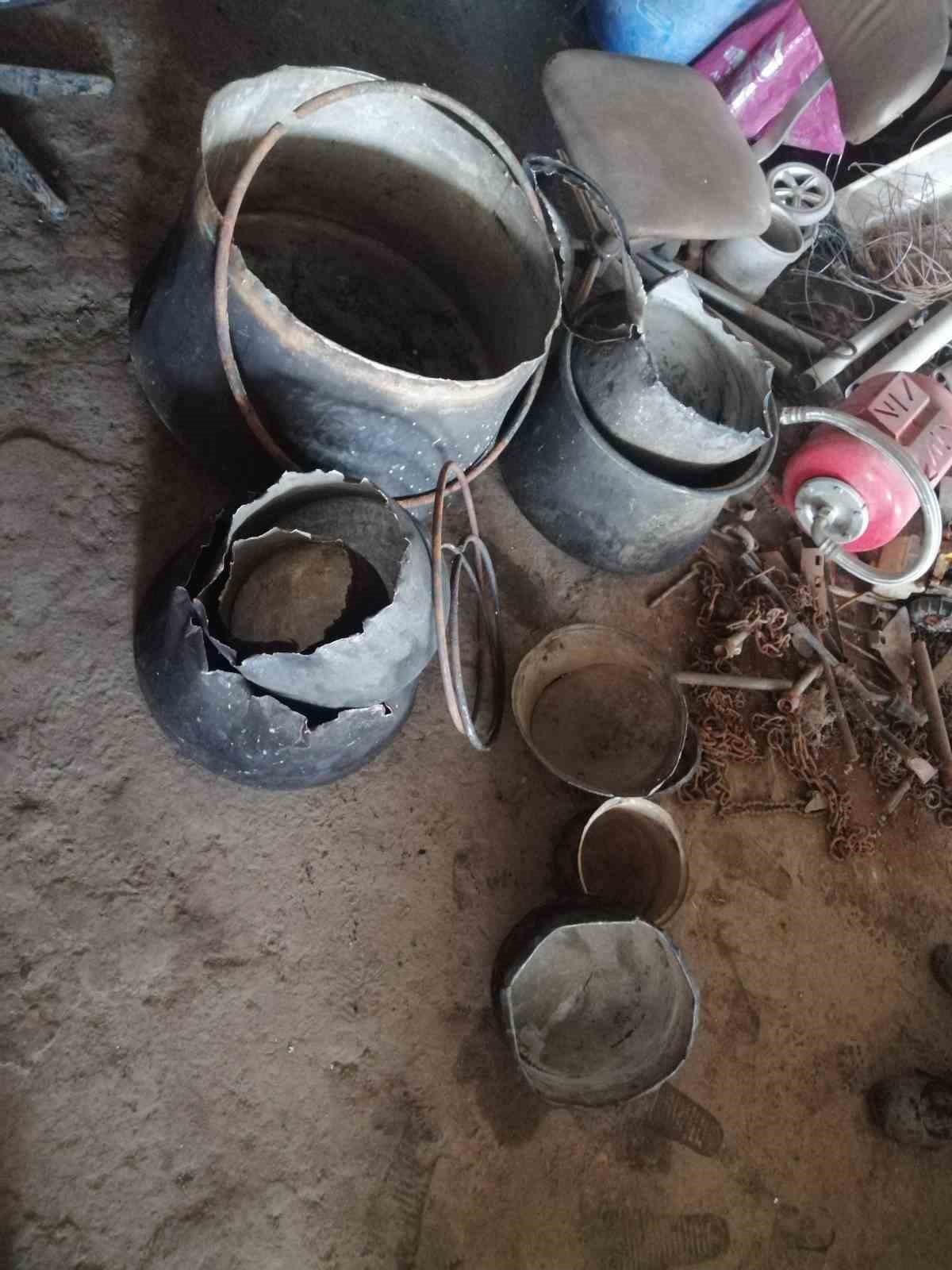 BAKIR KAZANI HIRSIZI YAKALANDI
