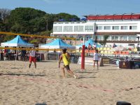 BURHANİYE'DE ULUSLARARASI PLAJ VOLEYBOLU KARŞILAŞMALARI BAŞLADI