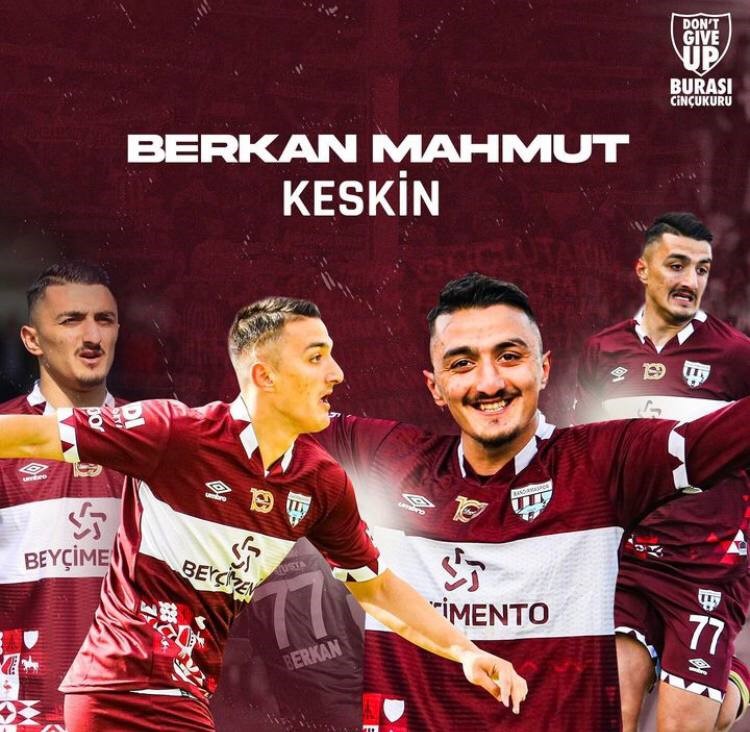 BANDIRMASPOR, BERKAN MAHMUT KESİN İLE 3 YILLIK SÖZLEŞME İMZALADI