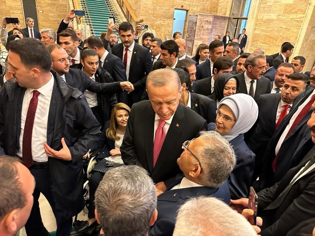KAYSERİ BÜYÜKŞEHİR BELEDİYE BAŞKANI DR. MEMDUH BÜYÜKKILIÇ, CUMHURBAŞKANI RECEP TAYYİP