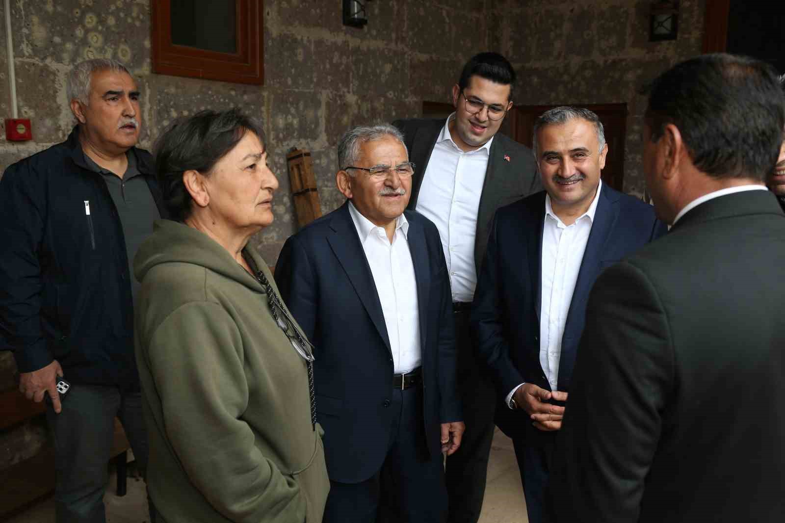KAYSERİ BÜYÜKŞEHİR BELEDİYE BAŞKANI DR. MEMDUH BÜYÜKKILIÇ, DEVELİ VE YAHYALI