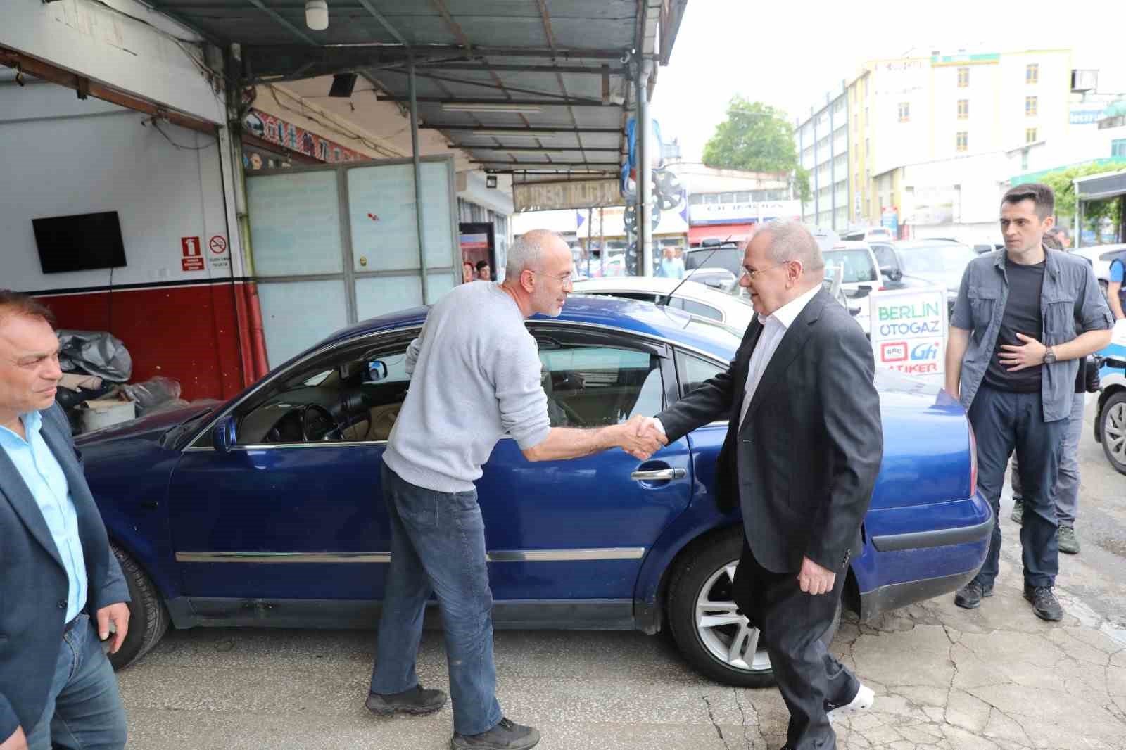 SAMSUN’DA ŞİDDETLİ SAĞANAK YAĞMURUN KENT MERKEZİNDE ETKİLEDİĞİ YERLERDEN BİRİ OLAN