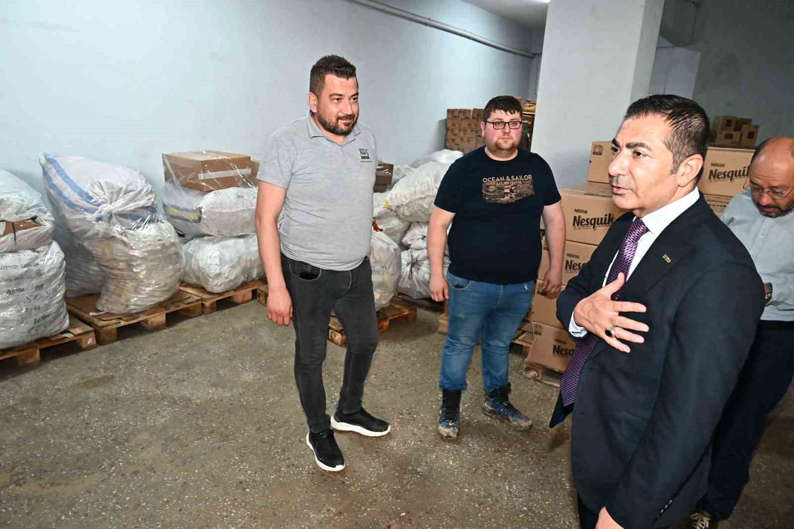 DENİZLİ TİCARET ODASI (DTO) BAŞKANI UĞUR ERDOĞAN, SEL FELAKETİNDEN ETKİLENEN