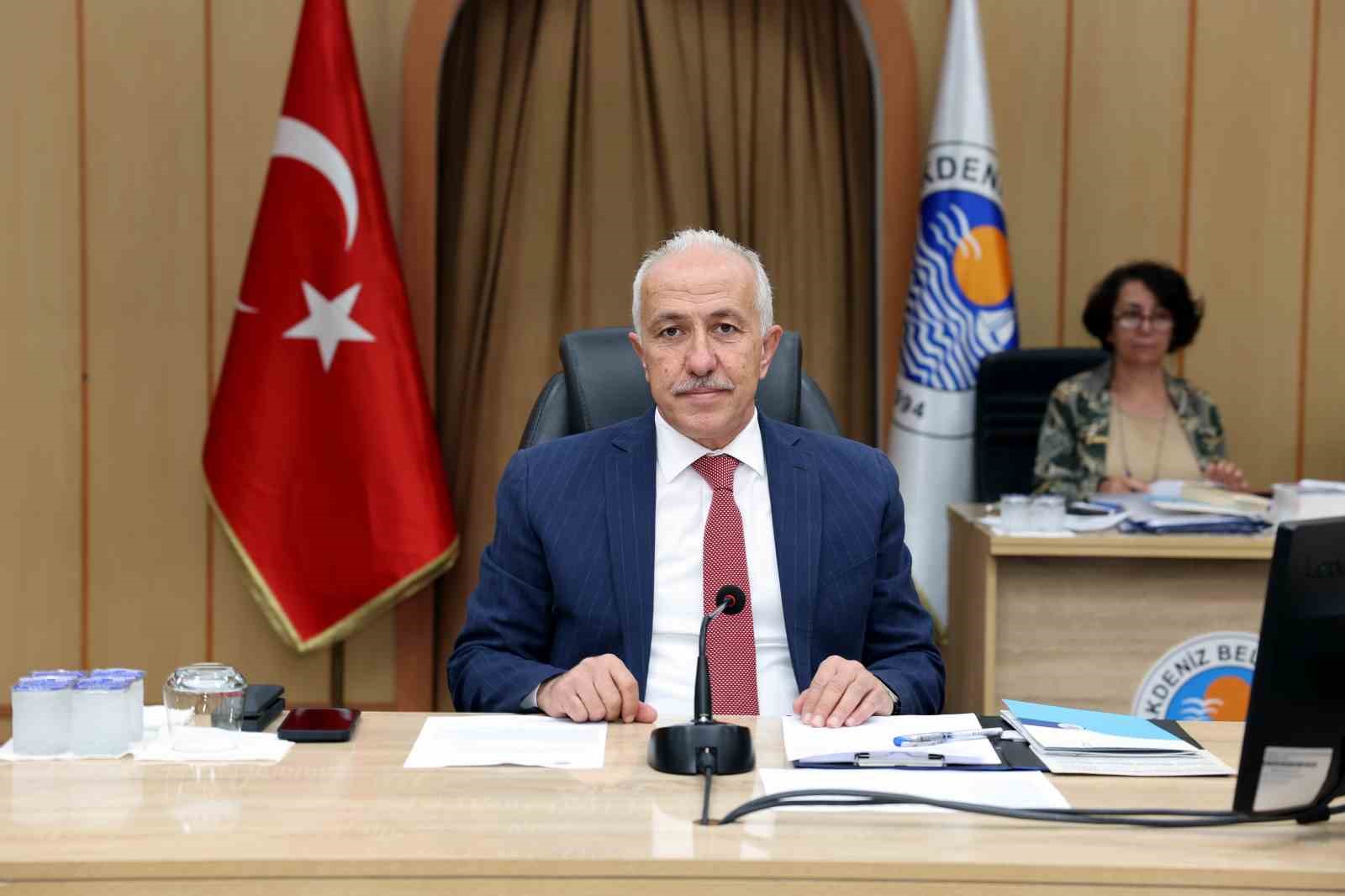 AKDENİZ BELEDİYE MECLİSİ HAZİRAN AYI OLAĞAN TOPLANTISI BELEDİYE BAŞKANI MUSTAFA