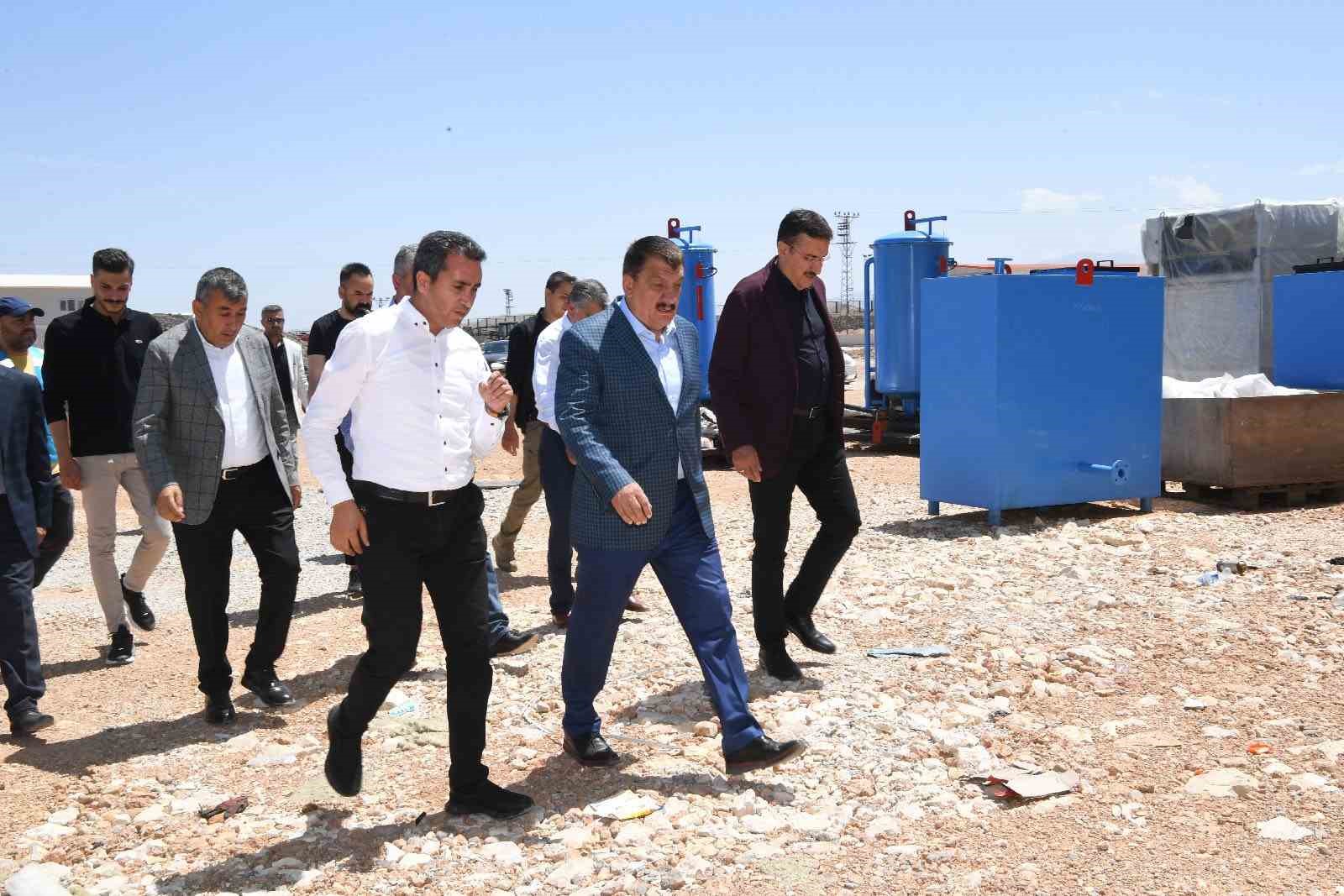 MALATYA BÜYÜKŞEHİR BELEDİYE BAŞKANI SELAHATTİN GÜRKAN, YENİ ASFALT ÜRETİM MERKEZİ