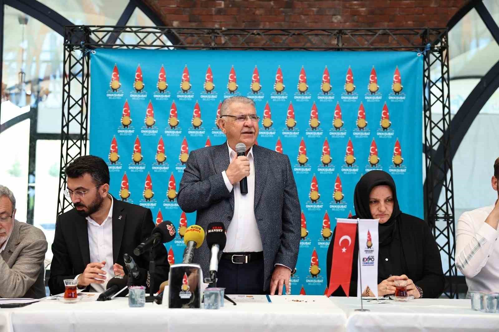 ONİKİŞUBAT BELEDİYE BAŞKANI HANEFİ MAHÇİÇEK, 14 VE 28 MAYIS’TA GERÇEKLEŞTİRİLEN