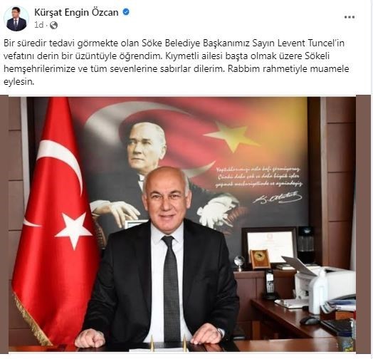 NAZİLLİ BELEDİYE BAŞKANI KÜRŞAT ENGİN ÖZCAN, 63 YAŞINDA HAYATINI KAYBEDEN