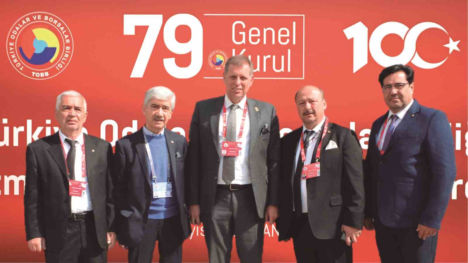 MANİSA TİCARET BORSASI BAŞKANI SADIK ÖZKASAP, TOBB SEÇİMLİ 79. GENEL