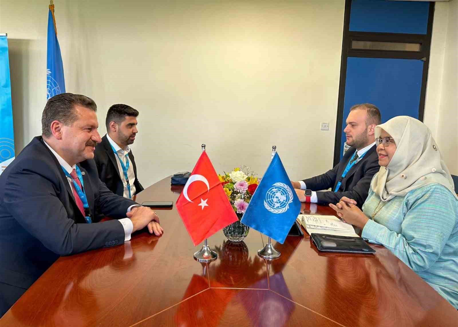 BAŞKAN YILMAZ KENYA'DAYDI