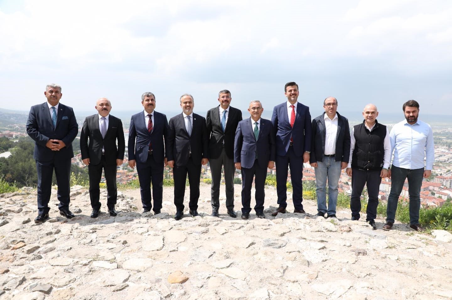 BAŞKANLARA ŞEHRİ TANITTI