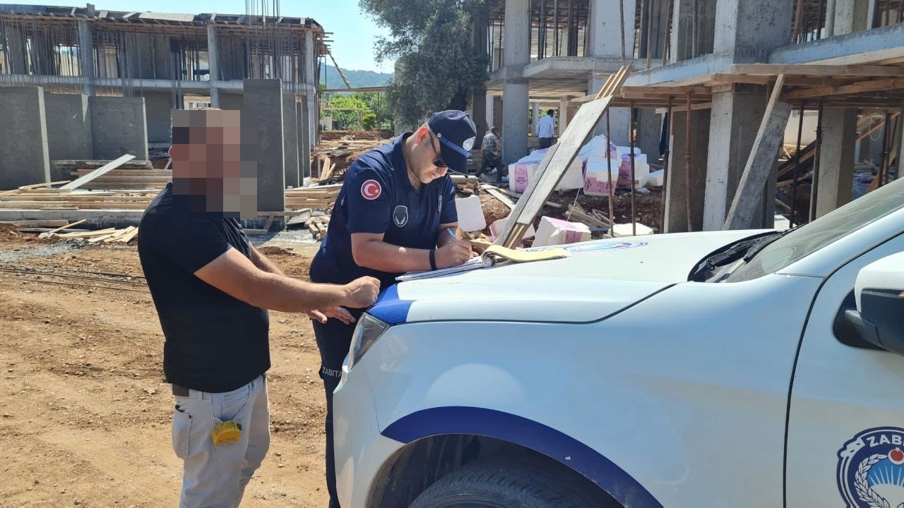 15 MAYIS’TA BAŞLAYAN İNŞAAT YASAKLARI KAPSAMINDA BODRUM BELEDİYESİ TARAFINDAN DENETİM