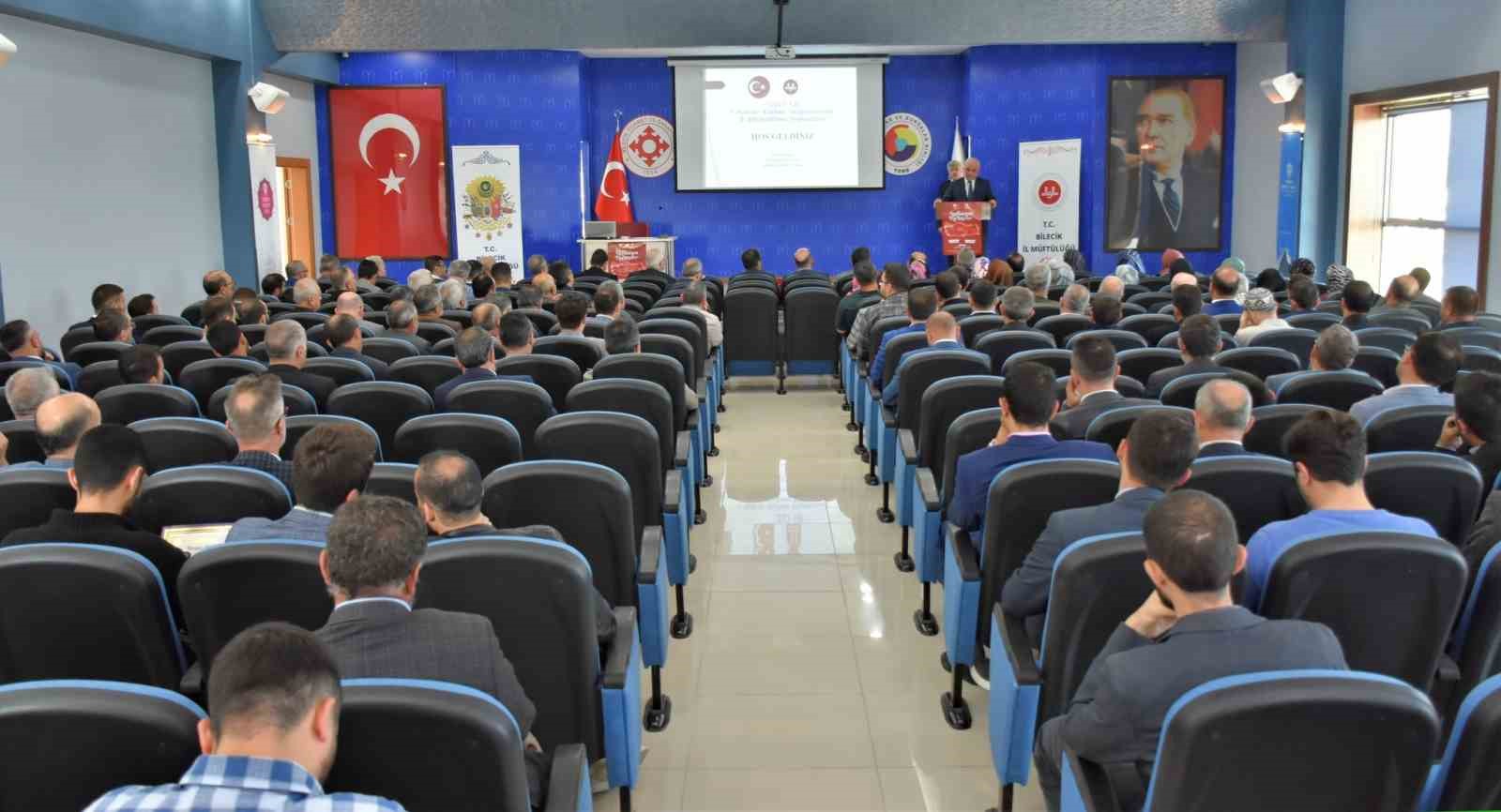 BİLECİK’TE VEKÂLETLE KURBAN HİZMETLERİ TOPLANTISI DİYANET İŞLERİ UZMANI RAMAZAN DAĞLI’NIN