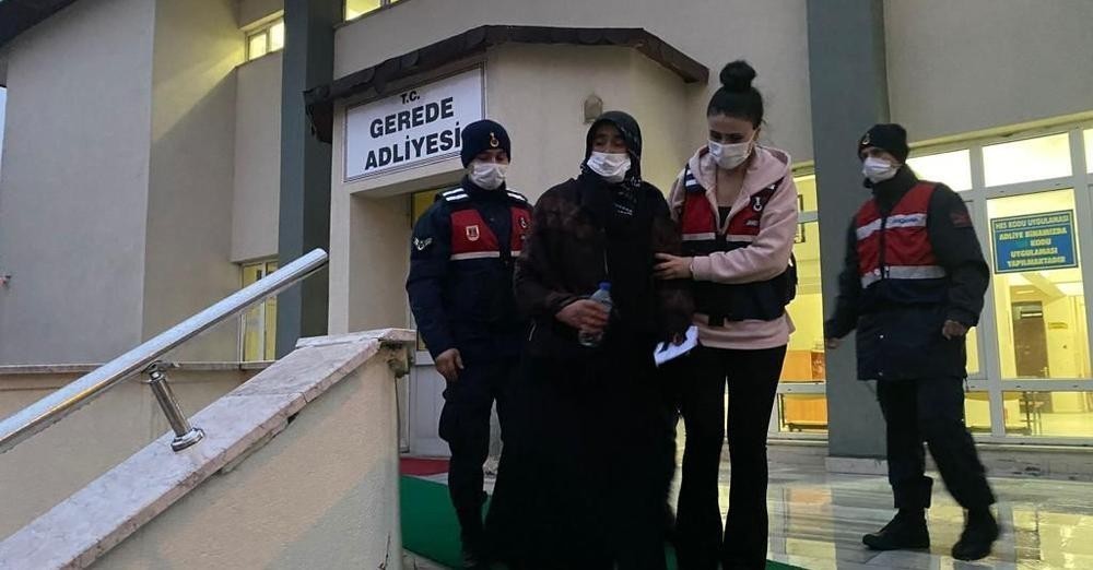 BOLU'NUN GEREDE İLÇESİNDE KOCASINI ÖLDÜREN, CESEDİNİ DE EL ARABASINA KOYUP