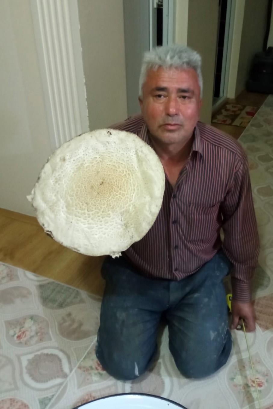 GÜMÜŞHANE’NİN ŞİRAN İLÇESİNDE BİR VATANDAŞ TARAFINDAN 36 SANTİMETRE ÇAPINDA DEVASA