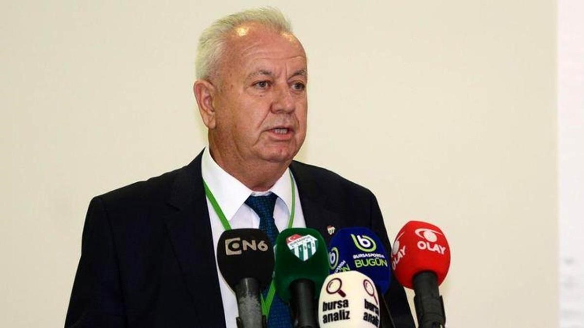 BURSASPOR DİVAN BAŞKANI GALİP SAKDER, AÇIKLAMADA BULUNDU.