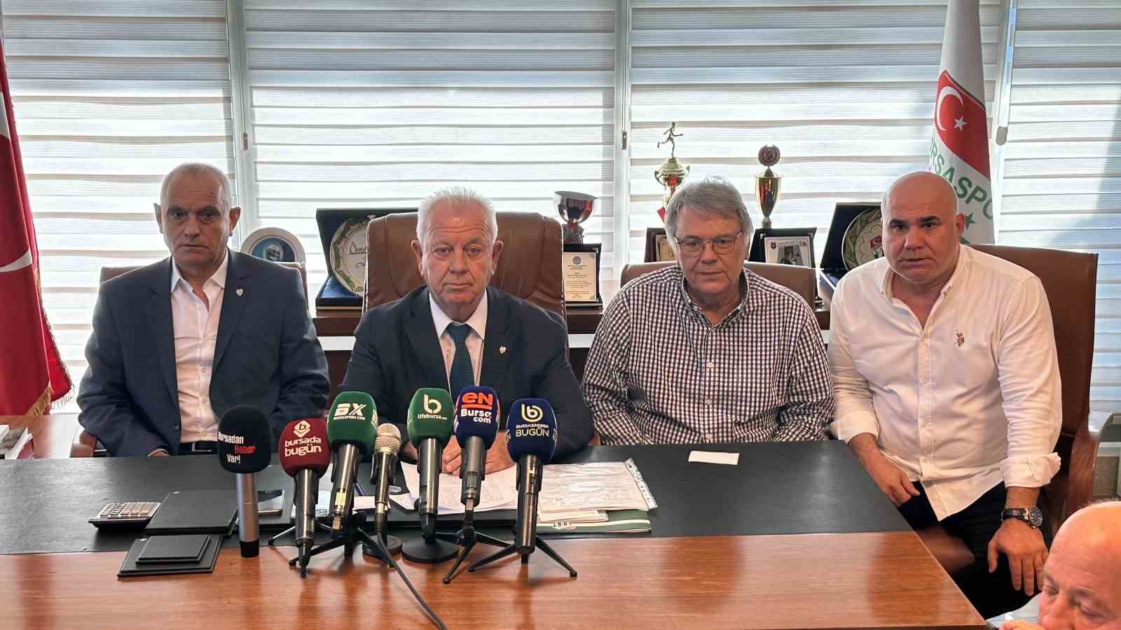 BURSASPOR BAŞKANLIĞINA TEK ADAY RECEP GÜNAY...