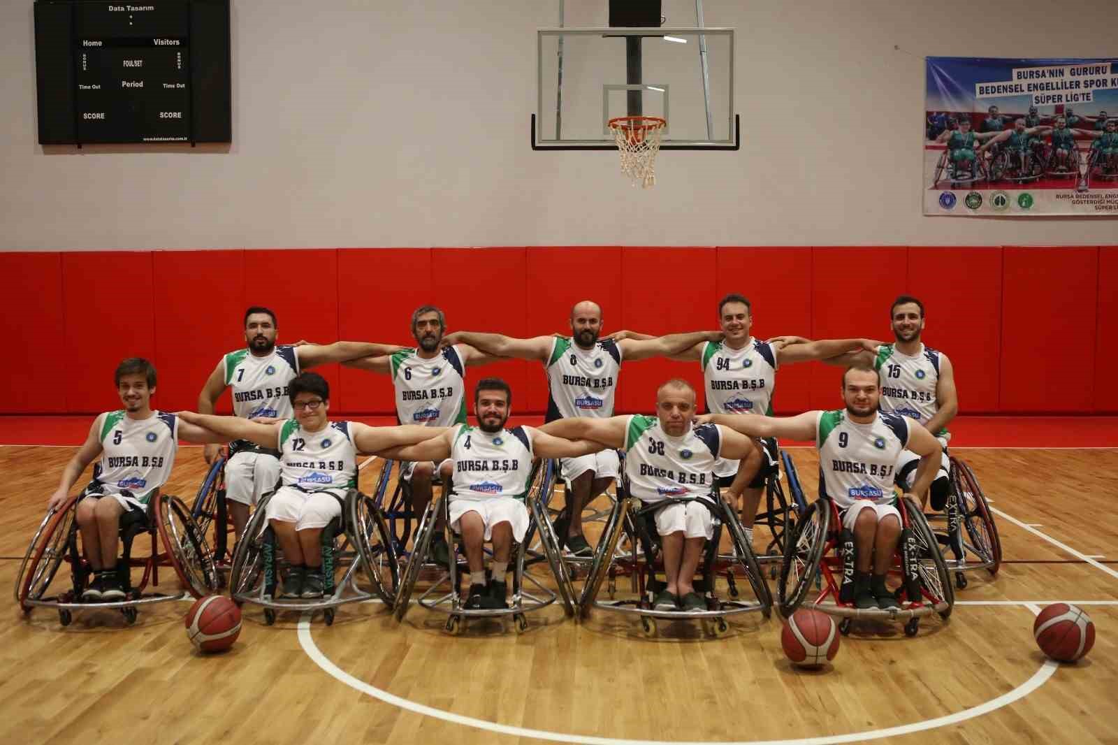 BURSA BÜYÜKŞEHİR BELEDİYESPOR TEKERLEKLİ SANDALYE BASKETBOL TAKIMI DA SÜPER LİG’E