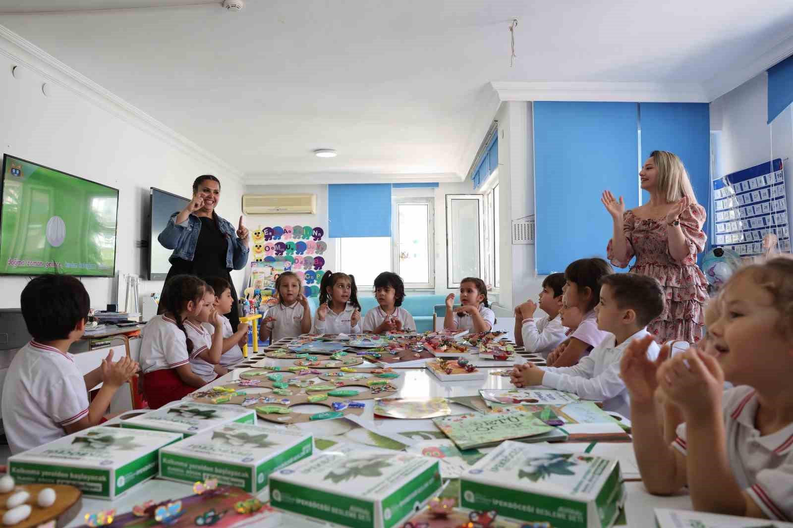 ANTALYA BÜYÜKŞEHİR BELEDİYESİ İPEKBÖCEKÇİLİĞİNİN YENİDEN YAYGINLAŞTIRMASI PROJESİYLE OKULLARA VE KREŞLERE
