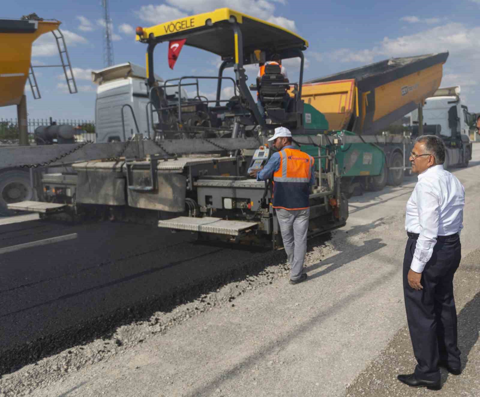 KAYSERİ BÜYÜKŞEHİR BELEDİYESİ MERKEZ VE İLÇELERDE YOL VE ASFALTLAMA ÇALIŞMALARINI