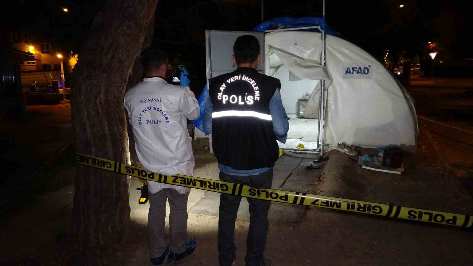 ÇADIRDA SİLAHLI SALDIRIYA UĞRAYAN ŞAHIS YARALANDI