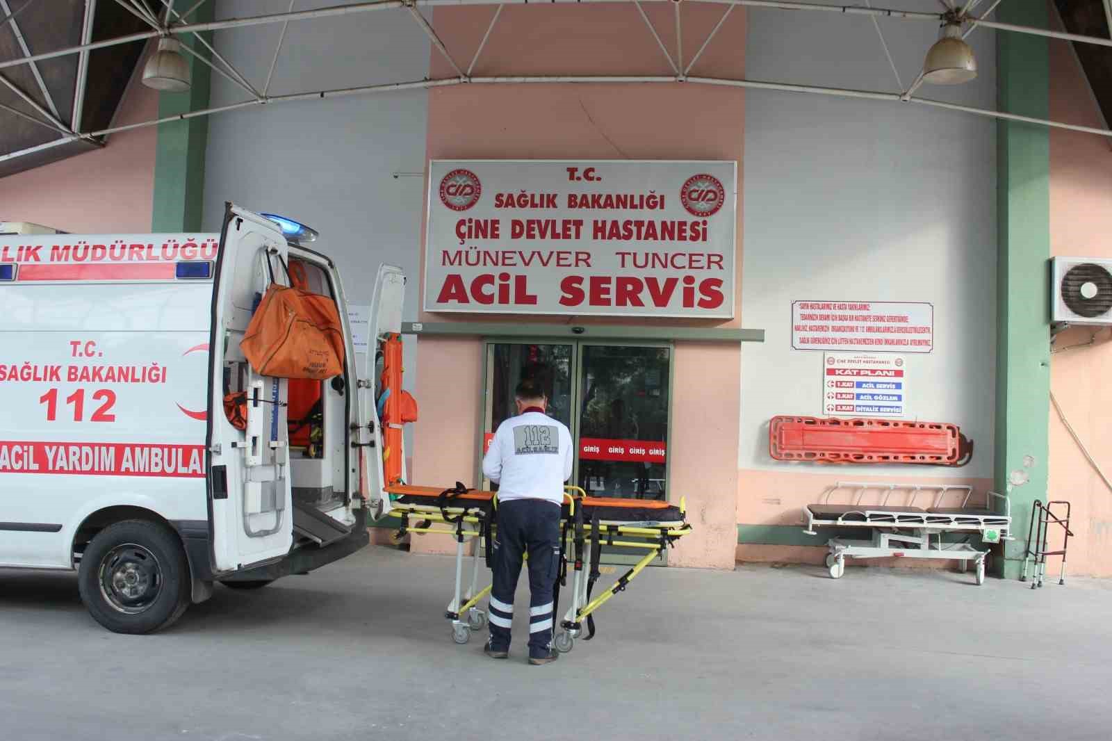 AYDIN’IN ÇİNE İLÇESİNDE, YEM KARMA MAKİNESİNDE ÇALIŞTIĞI ESNADA MAKİNEYE KOLUNU