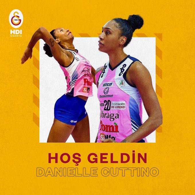 GALATASARAY KADIN VOLEYBOL TAKIMI, ABD'Lİ VOLEYBOLCU DANİELLE CUTTİNO'YU TRANSFER ETTİĞİNİ