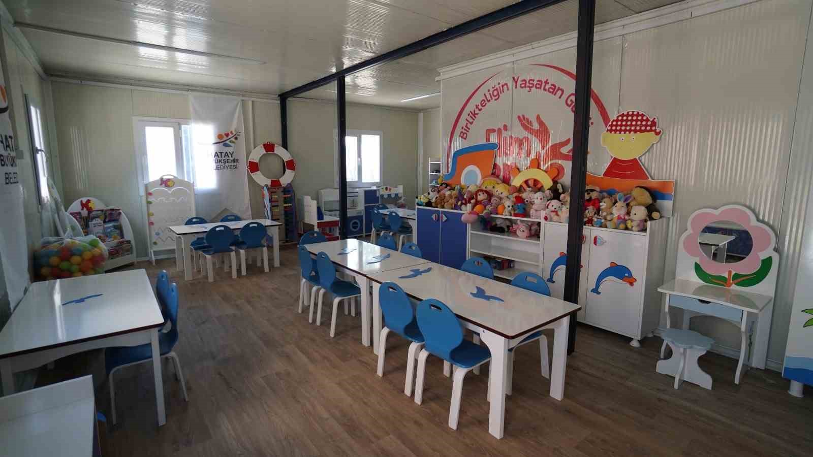 DEPREMİN VURDUĞU HATAY’IN ANTAKYA İLÇESİNDE BULUNAN EXPO ALANINA OYUN ALANI