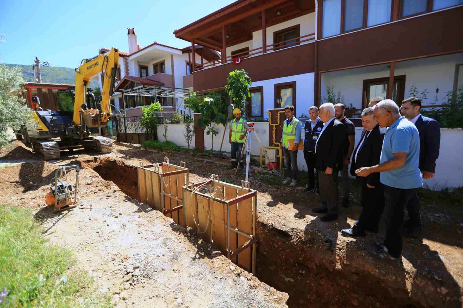 MUĞLA BÜYÜKŞEHİR BELEDİYE BAŞKANI DR. OSMAN GÜRÜN, MENTEŞE’NİN DÜĞEREK MAHALLESİNDE