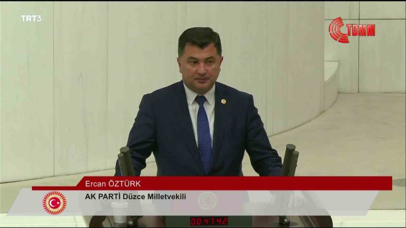 TBMM’DE 28. DÖNEMDE DÜZCE’DEN MİLLETVEKİLİ SEÇİLEN  ERCAN ÖZTÜRK ANT